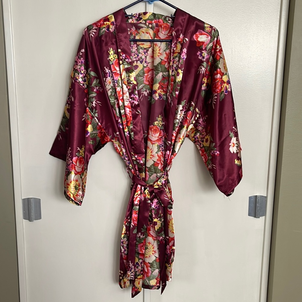 Floral robe